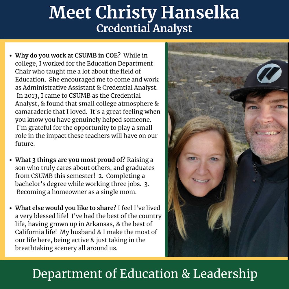 CSUMB COE tweet media