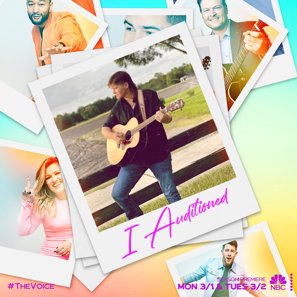 I'm really excited to announce that I auditioned for <a href="/NBCTheVoice/">The Voice</a>! See what happens during the season premiere March 1 on <a href="/nbc/">NBC Entertainment</a>. ✌🏻🎤#TheVoice #country