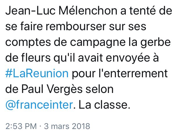  @JLMelenchon et son exemplarité.On repassera, pour un homme proche du peuple