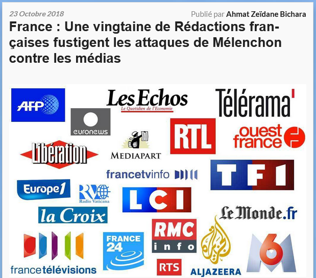  @JLMelenchon et son rapport avec les médias.Comment dire ? Ça dégueule dessus mais c'est du "Je t'aime moi non plus"...