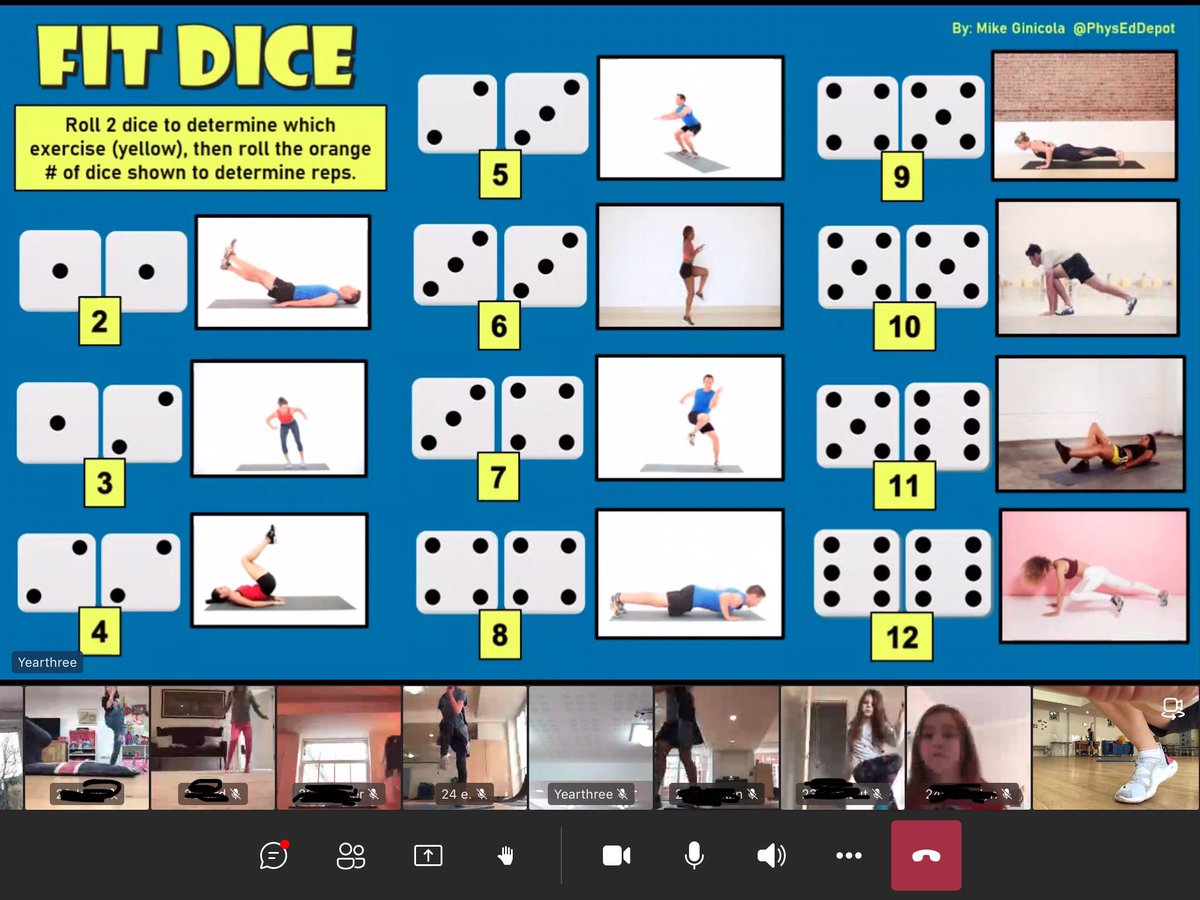 CFS_Sport's tweet photo. Year 3&amp;4 really enjoyed this dice workout in today’s PE lesson! The level of intensity from the girls was fantastic 💪🏻, they are always keen to take on a challenge 🤩 #nurturingspirit #CFSY3 #CFSY4 #CFSathome @PhysedDepot https://t.co/mvUOa1w0Rb
