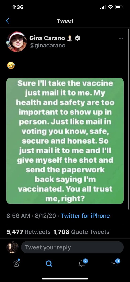 she’s also an anti-masker, anti-vaccine and a Trump supporter