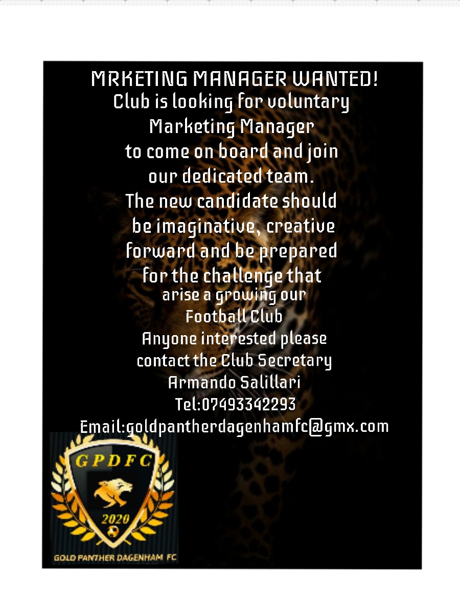 Gold Panther Dagenham FC tweet media