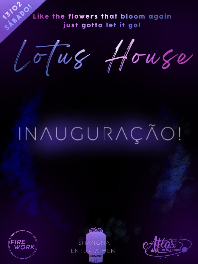 LotusHouseRP's tweet photo. ⠀⠀⠀⠀
⠀⠀⠀     ⠀      ı𝗇𝗍ɾ𝗈𝖽𝘂̄𝖼ı𝗇𝗀...
            𝗟𝗢𝗧𝗨𝗦 ❪ 𓆸 ❫ 𝗛𝗢𝗨𝗦𝗘!

⠀𝗛uanying! Nós da 𝗦hanghai 𝗘ntertainment temos a honra de anunciar a nossa inauguração, juntamente com a de nossa boate! Que ocorrerá neste dia 13, as 18:00. https://t.co/LGclSceoVA