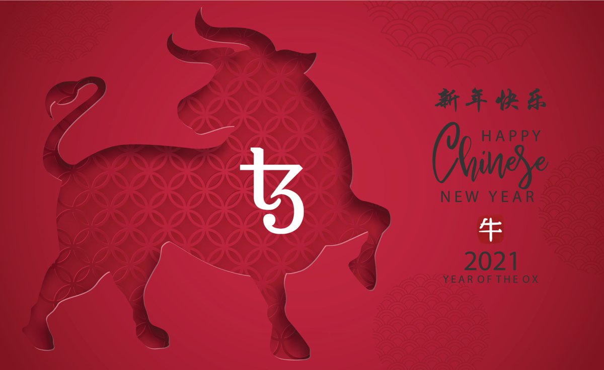 Happy Chinese New Years #Tezos Community! #LunarTez #YearOfTheOx