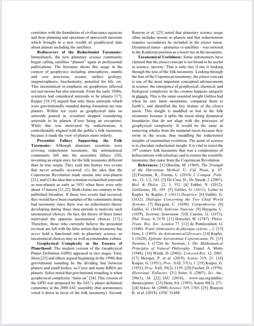 9/ A retrogressive idea voted by the IAU in 2006 is based on forgetting this history, wrongly thinking the cultural idea of planets came to us from the Copernican Revolution. (It didn’t. It came from 1800s astrology that gradually eclipsed the scientific view. See attachment.)