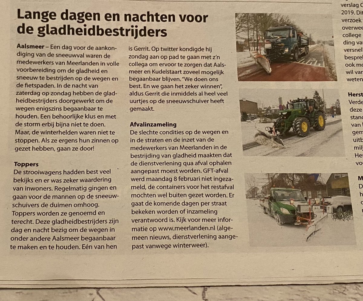 Onze topper <a href="/GAGerrit/">gerrit</a> in de krant!💪