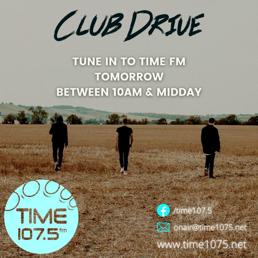 ClubDriveBand's tweet image. Tune in to the fantastic @Time1075_fm tomorrow from 10am to catch You &amp;amp; I 😁😘