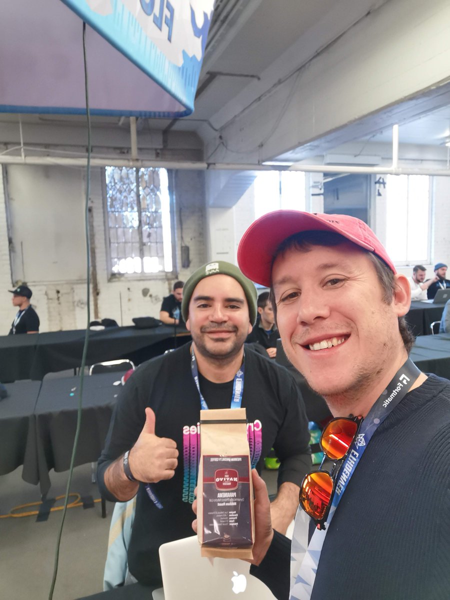 Redeeming my  @affogatoco token for a bag of freshly roasted specialty coffeeYes, he was one of the very first to have an  @AaveAave hat! https://affogato.co/&nbsp;13/20