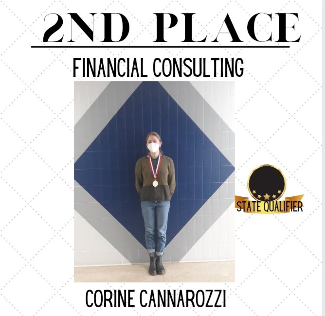 FairmontMktg's tweet photo. Congrats Corine Cannarozzi 🔷️🥈🔷️ #DECADISTRICT #STATEQUALIFIER #NEXTLEVEL https://t.co/XBMSsUwXfR