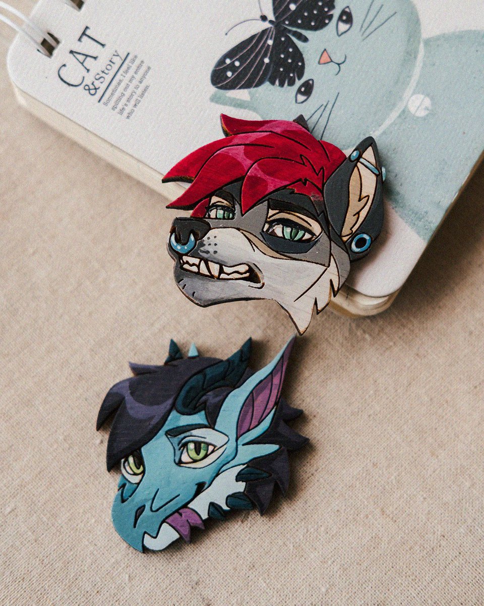 MintDogArt's tweet photo. 2 custom handpainted portraits with nice furry faces!
Order your today before all slots gone!_)
#custom #custompin #custommagnet  #furry #furryart #commission #handpainted
❥https://t.co/mcURW0ZhYp
❥https://t.co/IadmN56uJk
❥https://t.co/ibqX4nEHzr https://t.co/kIqS3JF04Y