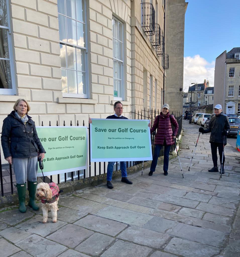 Emilio4Bath's tweet image. After an excellent campaign led by Bath residents @bathnes council  U turns &amp;amp; votes that the new bid for the Approach Golf course should not proceed. Thanks everyone for all the banners , posters , emails and support !! @bathlive @bbcrb @BathEcho @cavworld @SimsonPete
