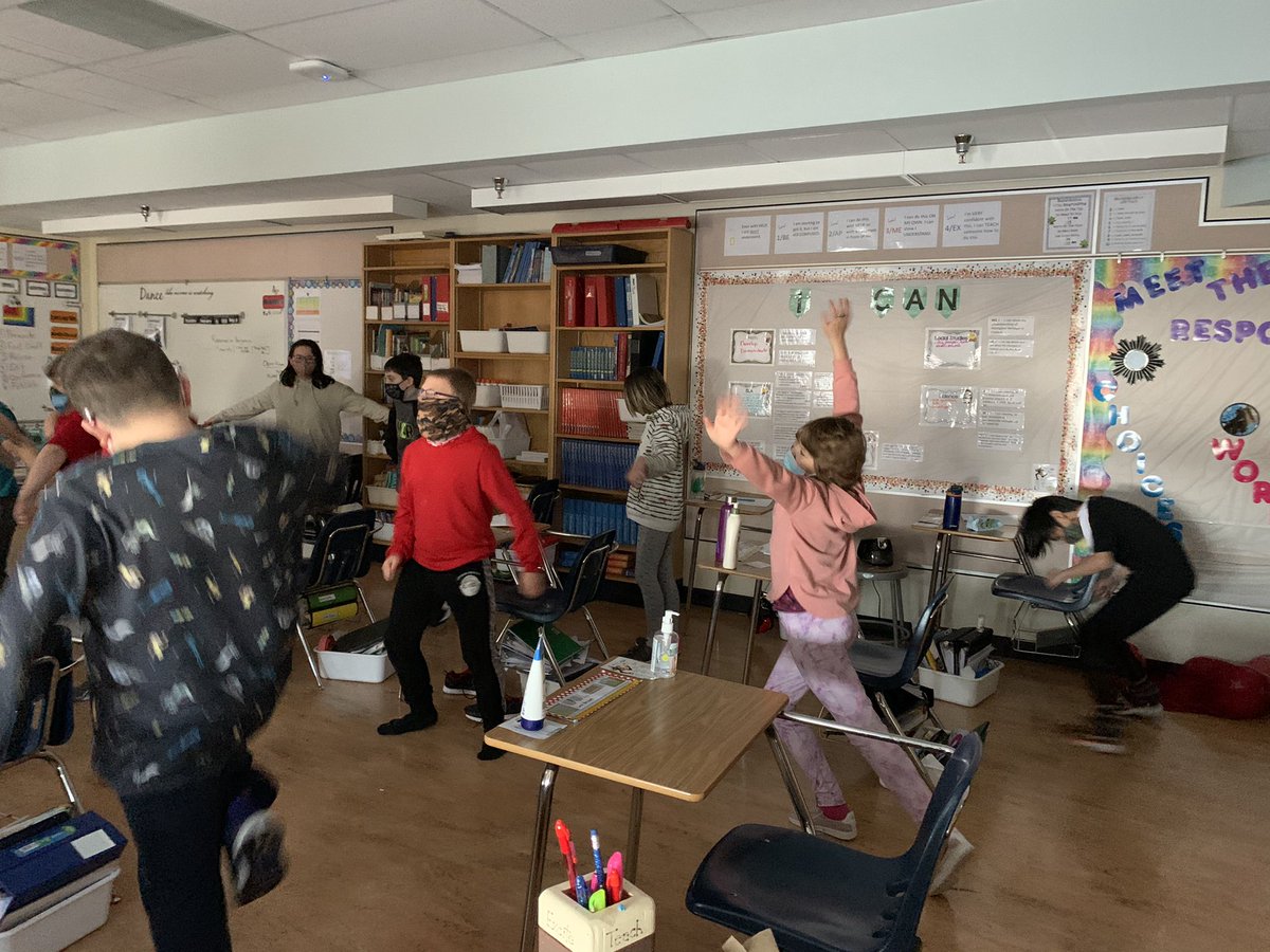We are bringing Joy everyday to the Grade Five Class!!! Dancing to Shout.. these kids make me want to dance ❤️