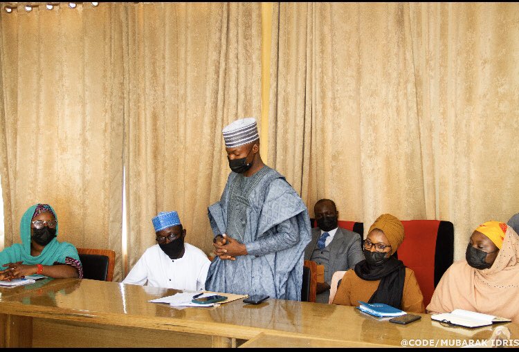 mieelarh's tweet photo. Advocacy visit to the Attorney General and commissioner of Justice kano state  Barr.M.A Lawan regarding the GMAAK project implemented by @Connected_dev supported by @CanHCNigeria led by the ED @BRIDGECONNECTNG to end SGBV in kano state.#ENDGBVinkano #EndGBV #HamzyCODE https://t.co/FuD2o9in4H