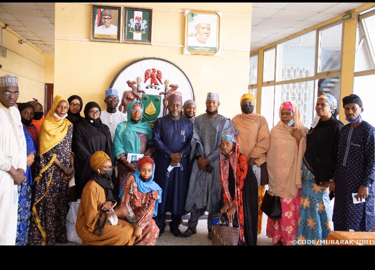 mieelarh's tweet photo. Advocacy visit to the Attorney General and commissioner of Justice kano state  Barr.M.A Lawan regarding the GMAAK project implemented by @Connected_dev supported by @CanHCNigeria led by the ED @BRIDGECONNECTNG to end SGBV in kano state.#ENDGBVinkano #EndGBV #HamzyCODE https://t.co/FuD2o9in4H