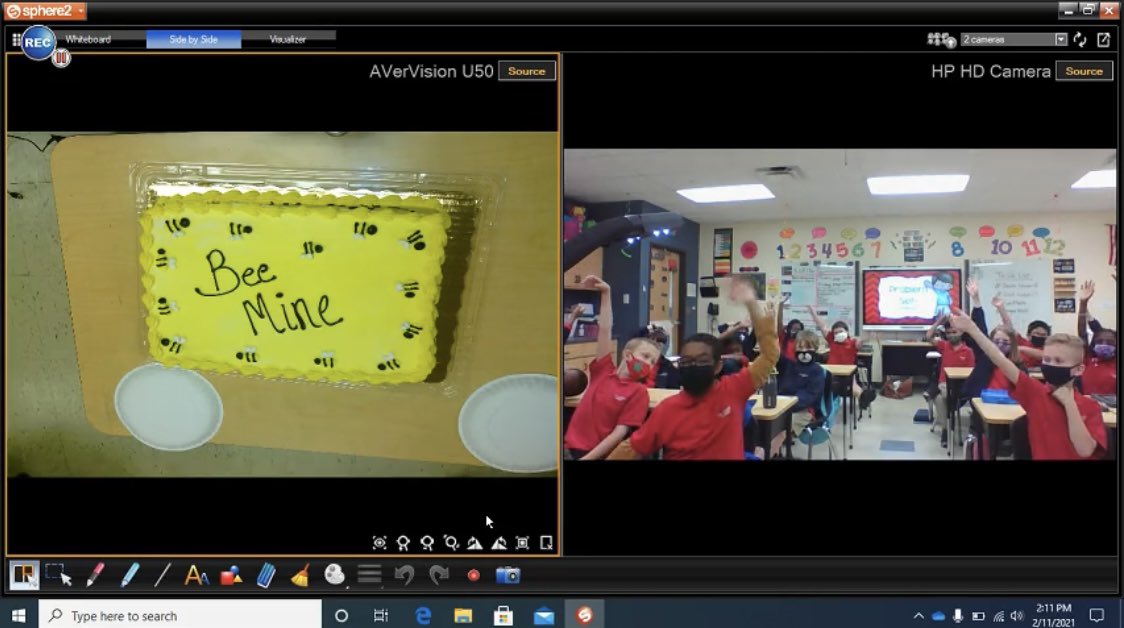 Clay_Charter's tweet photo. Our 3rd grade friends learned about fractions today with cake! The more friends that share our cake, the smaller the pieces become. Visit our website to watch the video of a fun day of learning! https://t.co/og8yNddzwF https://t.co/Yjos2rfZwu