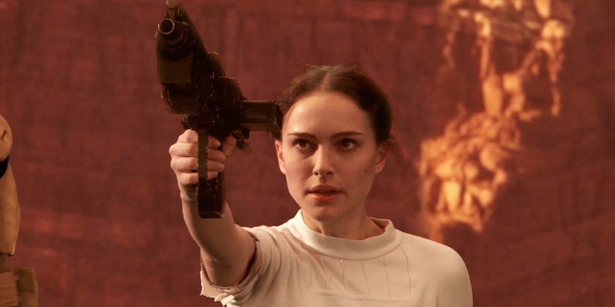 Imagine thinking there was only one woman in the Star Wars universe “who kicked ass & who girls looked up to.”