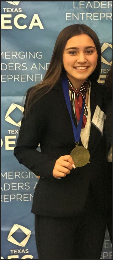 Congratulations Haley Alesna for advancing to State CDC competition for Individual Series Sports &amp;  Entertainment Marketing!! Good luck with State competition.