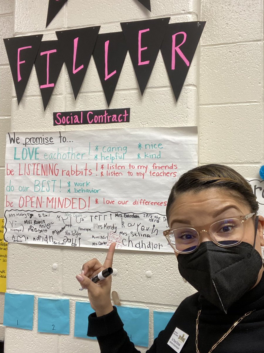 Mrs. Mabry’s class at <a href="/ovpaschool/">Main Street Visual & Performing Arts Magnet</a> had me sign their social contract to ensure they kept a safe space!! <a href="/IHeartCKH/">Capturing Kids' Hearts</a> this school is well on it’s way to SHOWCASE status!