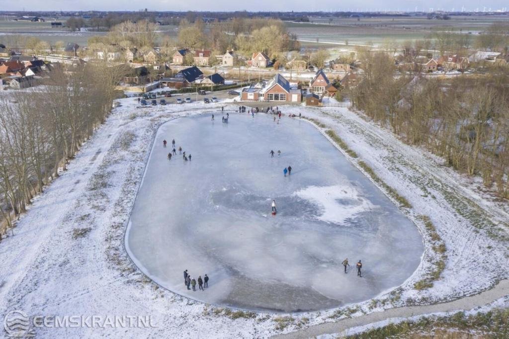 Mooi resultaat na intensieve voorbereiding en uitvoering #ijspiste Garrelsweer