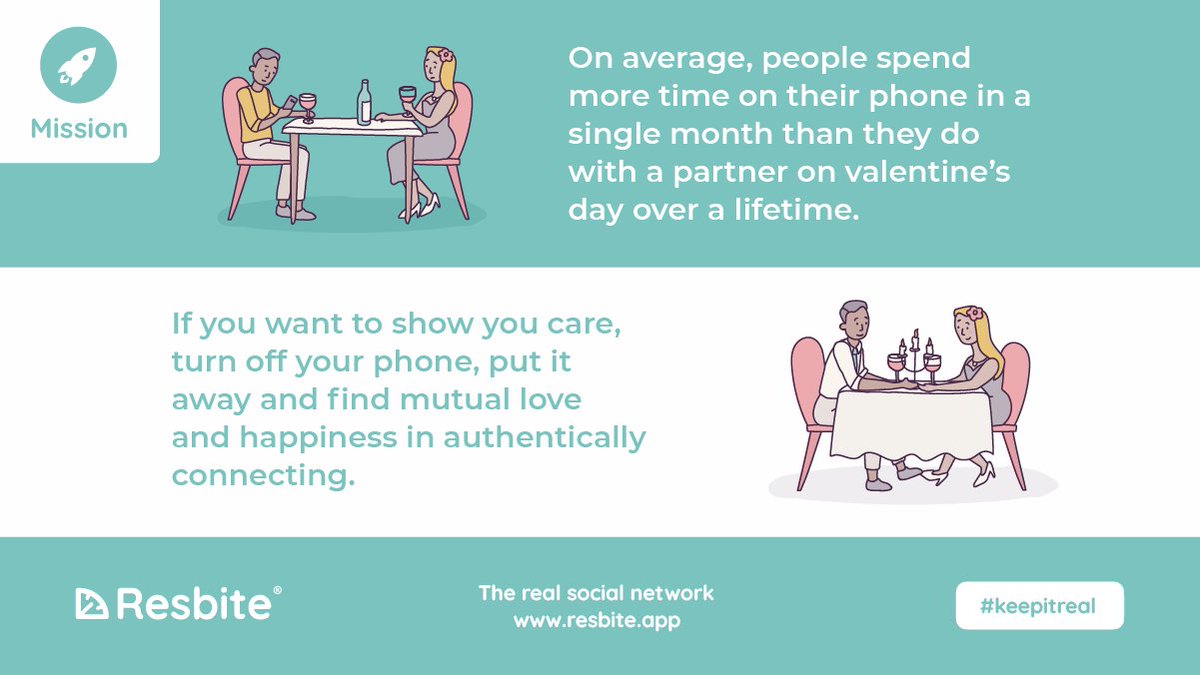 Tech and phone usage has its time and place but not so much on Valentine's day. We wish you all a romantic and memorable day with your special someone.

#happiness #wellness #health #love #people #life #wellbeing #Tech4Good #keepitreal #ValentinesDay  #valentinesday2021