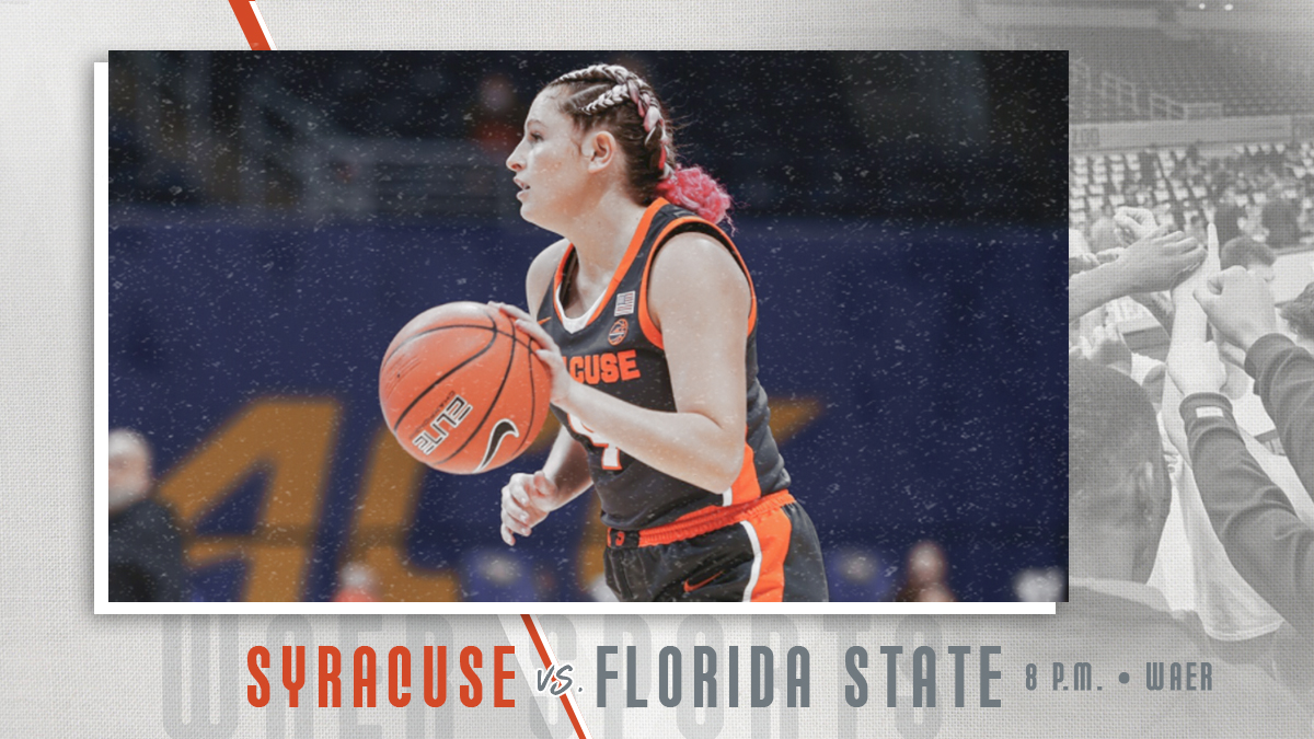 Our coverage of Syracuse women's basketball continues tonight as the Orange visit Florida State.

Countdown to Tipoff from Tallahassee begins at 7:30 p.m. on 88.3 FM and https://t.co/rp2hf0D6ZE. https://t.co/sJo7jNzKbj