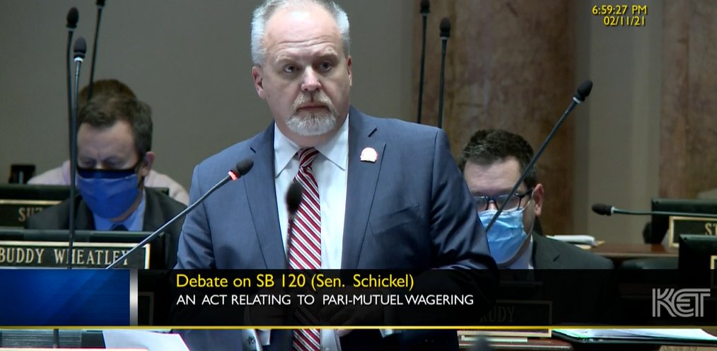 . @repkoenig admits, in circumspect terms, that the bill contains language that absolves horse industry of liability for the billions that have already been bet in the machines (my understanding from following the line of questioning).