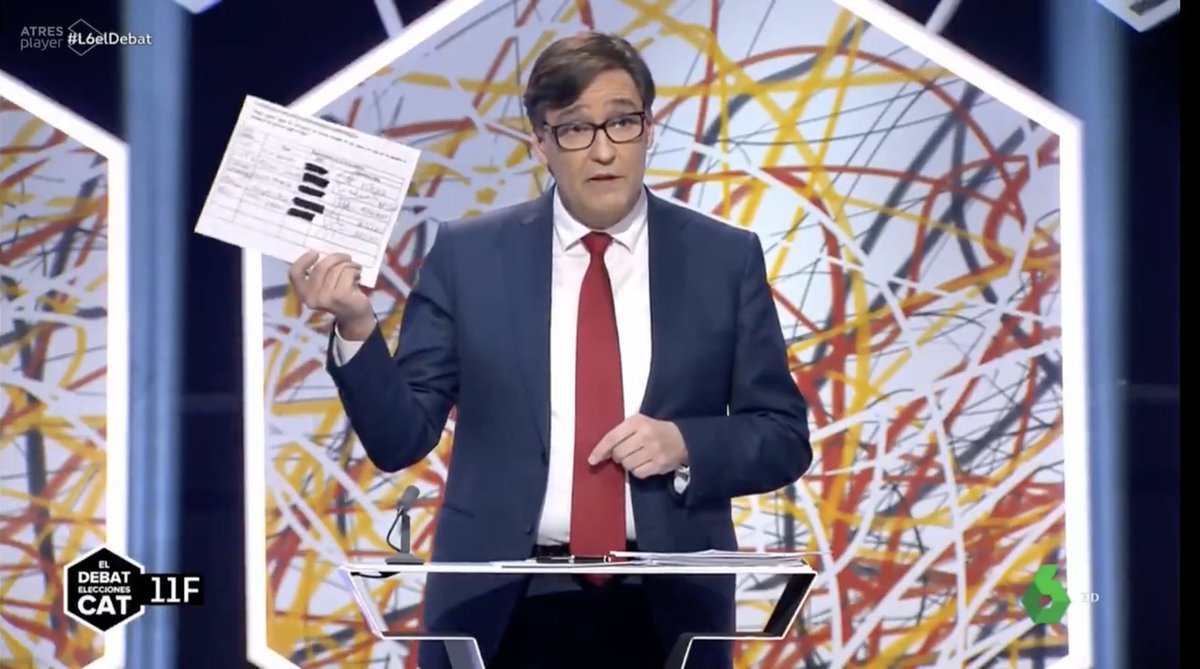 🔴<a href="/salvadorilla/">Salvador Illa Roca</a>:

"He estado muchos meses pidiendo a los españoles que siguieran los protocolos que marcan las autoridades sanitarias y

NO ME HE VACUNADO.

Hemos pasado del "todos contra Illa al "contra Illa vale todo".

#ImparableIlla
#L6ElDebat