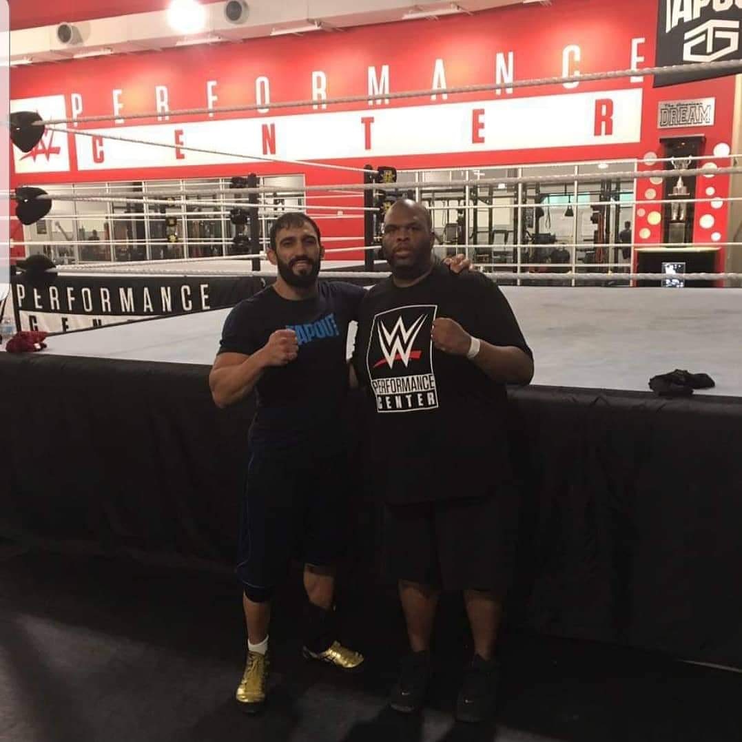 Throwback Thursday 
February 13, 2017
Was invited to @wwe Performance Center as a guest coach. It was a pleasure working with then NXT Superstar Adrian Jaoude. I also had an opportunity to agent his match. #wwe #soamin  #adrianjoude #arturoruas #wwenxt