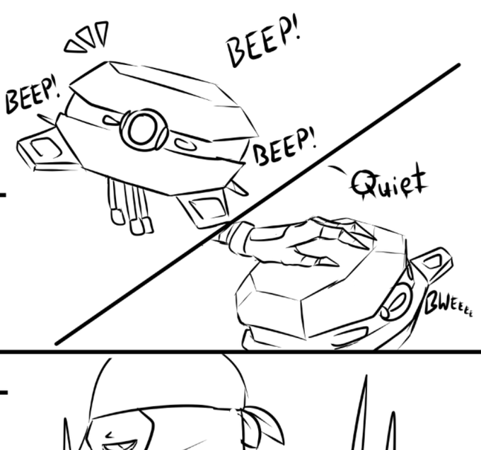 i dont think i will ever finish a comic ill just keep starting new ones and posting cryptic thumbnails 