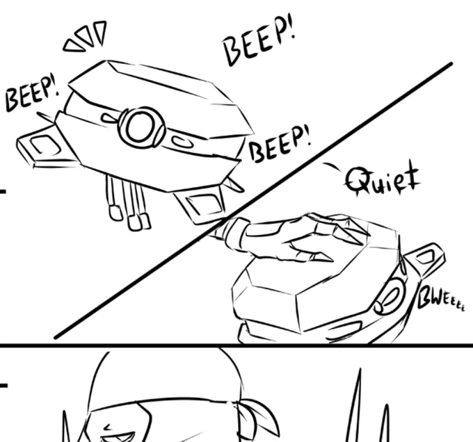 i dont think i will ever finish a comic ill just keep starting new ones and posting cryptic thumbnails 
