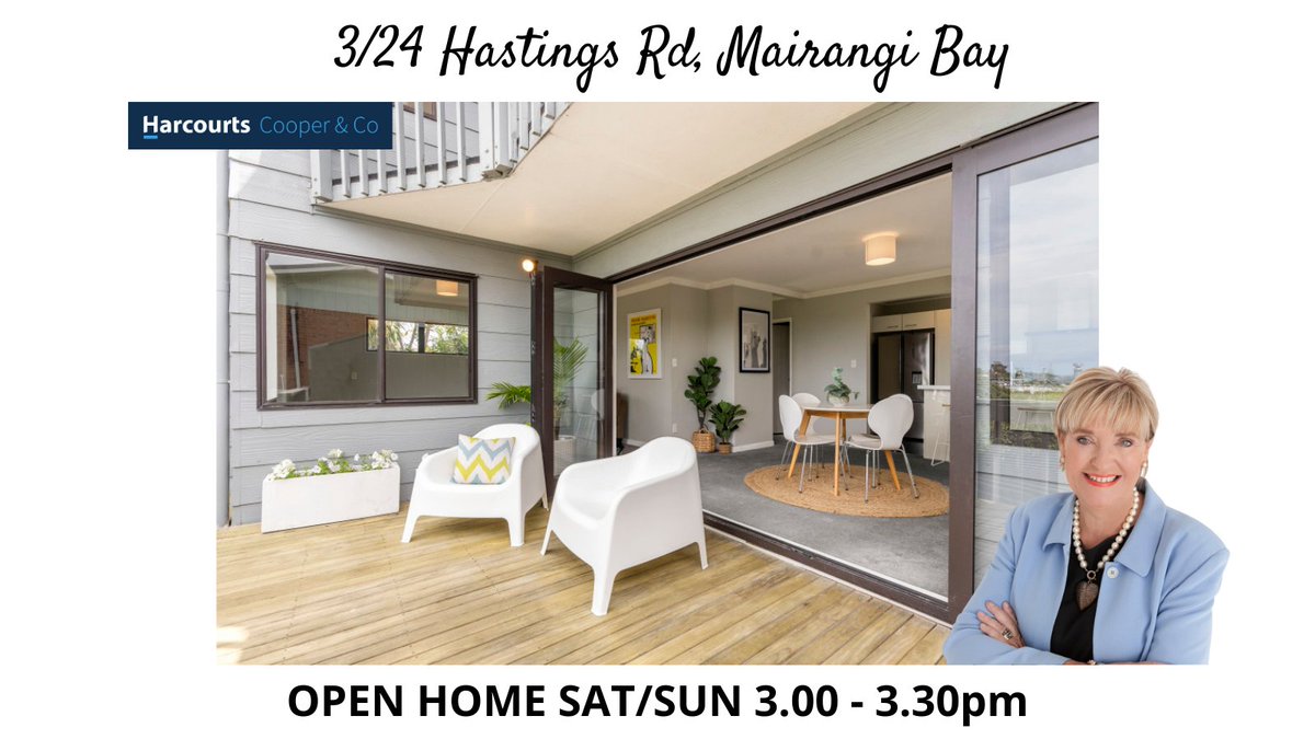 DebMcCool's tweet image. #openhome 3/24 Hastings Rd, Mairangi Bay
Come and visit my new listing this weekend, open Saturday and Sunday 3.00 - 3.30pm, I'll see you there! #newlisting #houseforsalemairangibay #hotproperty #harcourts
debmccoolrealestate.co.nz ph: 021 660 459