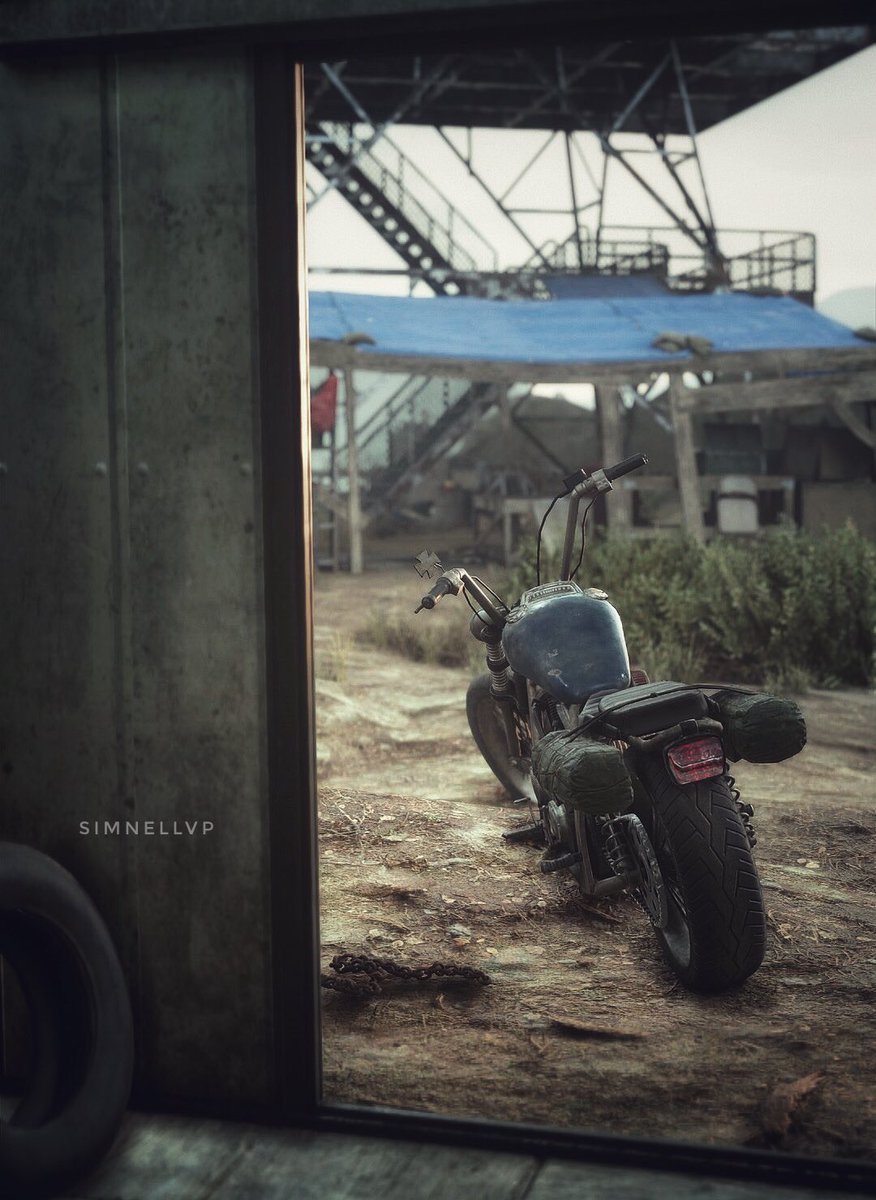 Sim_nell's tweet photo. This bike is missing something very important...
#DaysGone #VirtualPhotography #Vgpunite #ArtisticofSociety #TheCapturedCollective #ps4share #SimnellVP https://t.co/d8M12g88EI