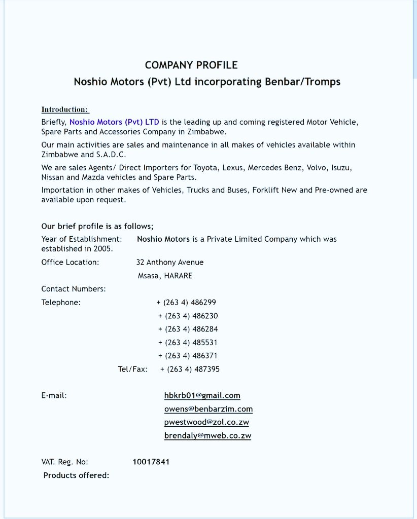 PaulPaulus13's tweet photo. @iNdaba_ @ProfPLOLumumba @TembaMliswa I OWNED Nuffield Toyota!SOLD to Croco Motors! '05, I started Noshio Motors buying all special TOOLS&amp;EQUIPMENT from Hyundai🇿🇼'07 I bought Benbar! Under these 2Companies we were🇿🇼 #NumberOneChoice in market!Mliswa ILLEGALLY SEIZED the lot! #JUSTICE4PAULWESTWOOD https://t.co/1Erk64GK94