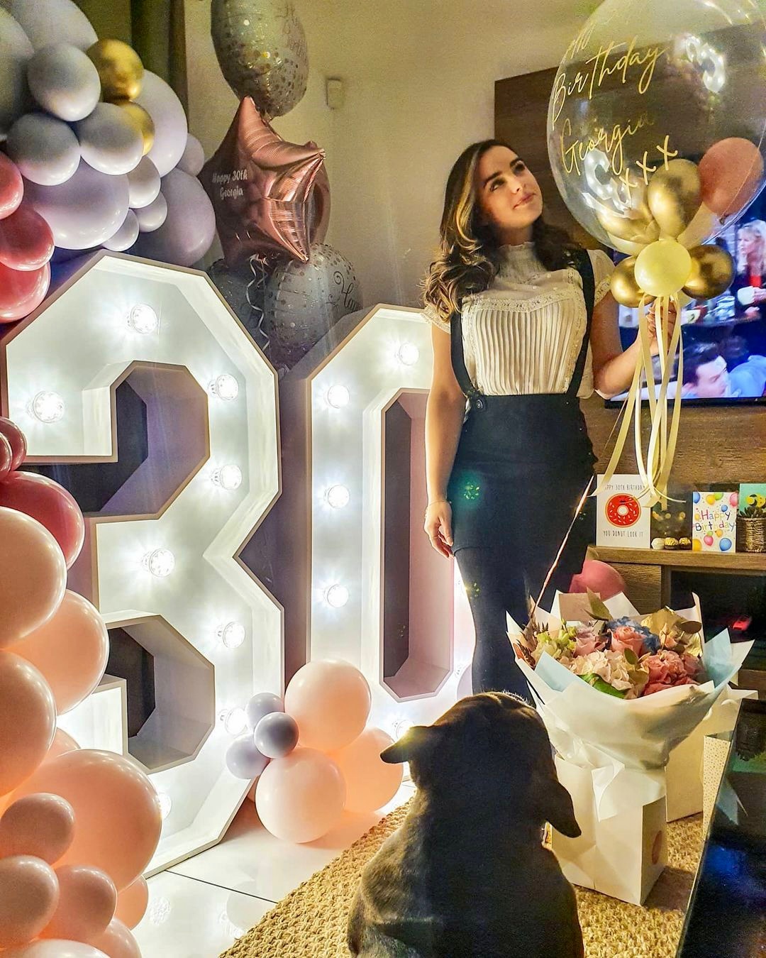 Georgia May Foote. Happy Birthday. Georgia 30, Holly 40, and Amanda Holden 50 in a few days. All stunners.   