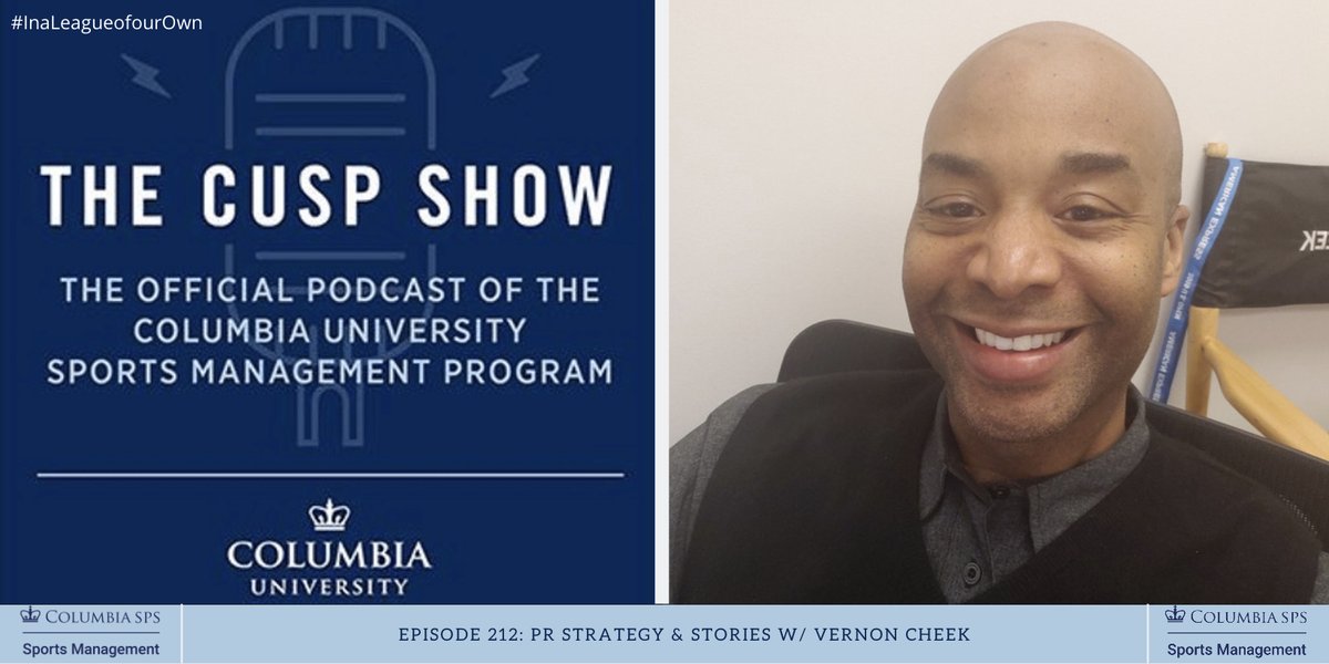 CU_SPS_Sports's tweet photo. Podcast Drop!

Tom &amp; Joe welcome media relations vet Vernon Cheek(@Cheekv) to the show to discuss his time working at the NFL &amp; FOX Sports. Vernon also shares his experiences working with elite athletes &amp; coaches! 

🎧: https://t.co/N30U5Wy1Iy

#inaleagueofourown #FOXSports #NFL https://t.co/TgFRRZ32KO