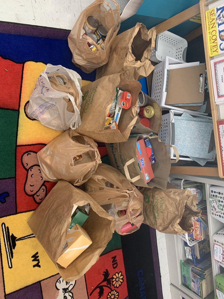 Third grade collected 121 items for the SOG food pantry! Thank you to the students from all grade levels who helped out and brought in food and other supplies! #DareToLead