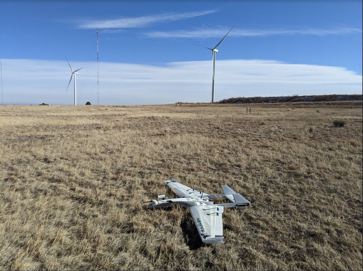 IRISS recently flew our RAAVENs among the wind turbines! Thanks to NREL for letting us explore their campus. #CUEngineering #CUIRISS