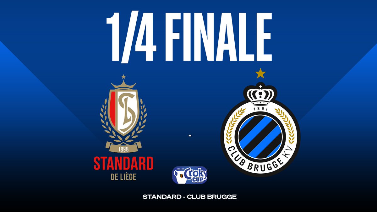 domein draaipunt Bediening mogelijk Club Brugge KV on Twitter: "Blauw-Zwart loot Standard in de kwartfinale van  de Croky Cup! 💪🏼🏆 #StaClu https://t.co/QHAar5kUZg" / Twitter