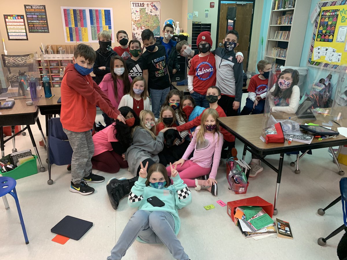 These 4th graders love Valentine’s Day! #4thgrade <a href="/FESfalcons/">Florence Elementary</a> <a href="/KellerISD/">Keller Schools</a> #celebrateFES #celebrateKISD