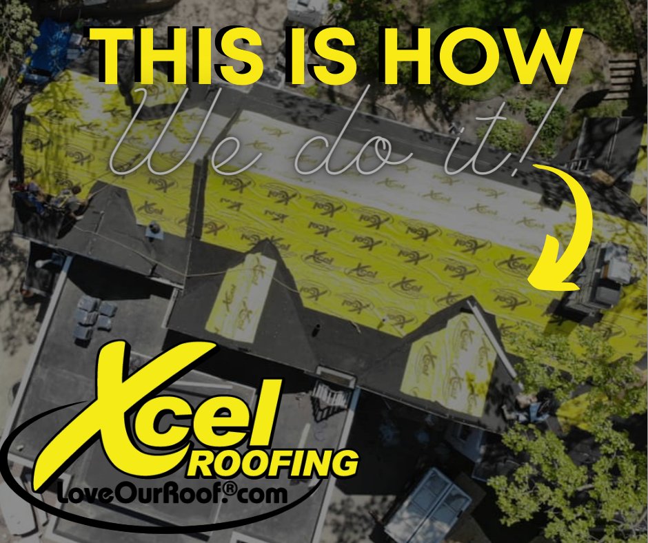 This is how we do it! All hands are in the 𝐚𝐢𝐫 

And wave them from here to 𝐭𝐡𝐞𝐫𝐞

Getting your roof installed properly is not as simple as just waving your hands from here to there, but we always celebrate with our homeowners like this once we're done.