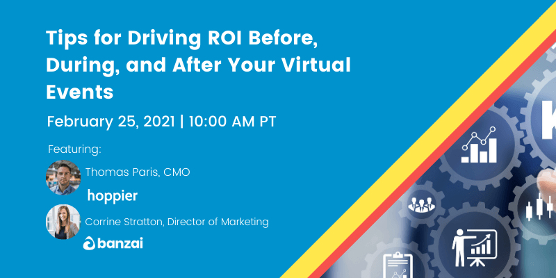 Next up on our webinar calendar: Tips for Driving ROI Before, During, and After Your #VirtualEvents, with @thomarow, CMO of <a href="/hoppierteam/">hoppier</a> - buff.ly/3aUe88s