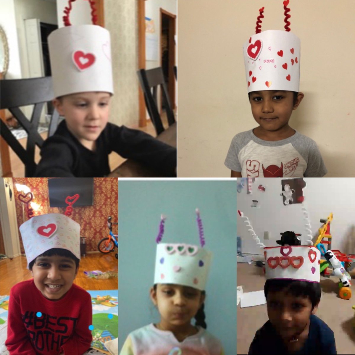 mehendricks6's tweet photo. Preschool celebrated Valentine’s Day today in style! ❤️ #valentinesday2021 #learnwithpthsd @LakeHiElem https://t.co/Ka2JWbcq6S