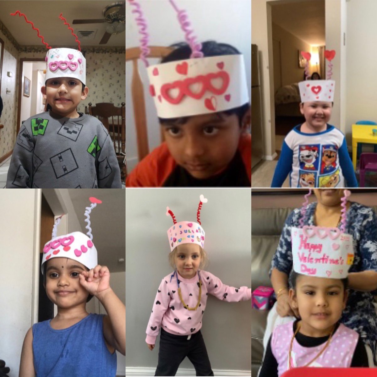 mehendricks6's tweet photo. Preschool celebrated Valentine’s Day today in style! ❤️ #valentinesday2021 #learnwithpthsd @LakeHiElem https://t.co/Ka2JWbcq6S