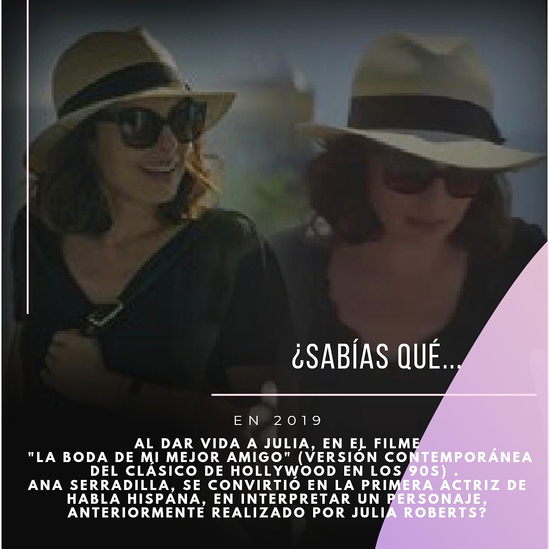 KikaEdgar_Fans's tweet photo. Un ¿Sabías qué? 
De @LA_SERRADILLA en #LaBodaDeMiMejorAmigo

Este domingo 8:30PM transmitirán la película en @Canal_Estrellas 😉.

#AnaSerradilla
#Actriz #Cine #CineMexicano
#Película #Movie ANA SERRADILLA https://t.co/hrGcNowSUy