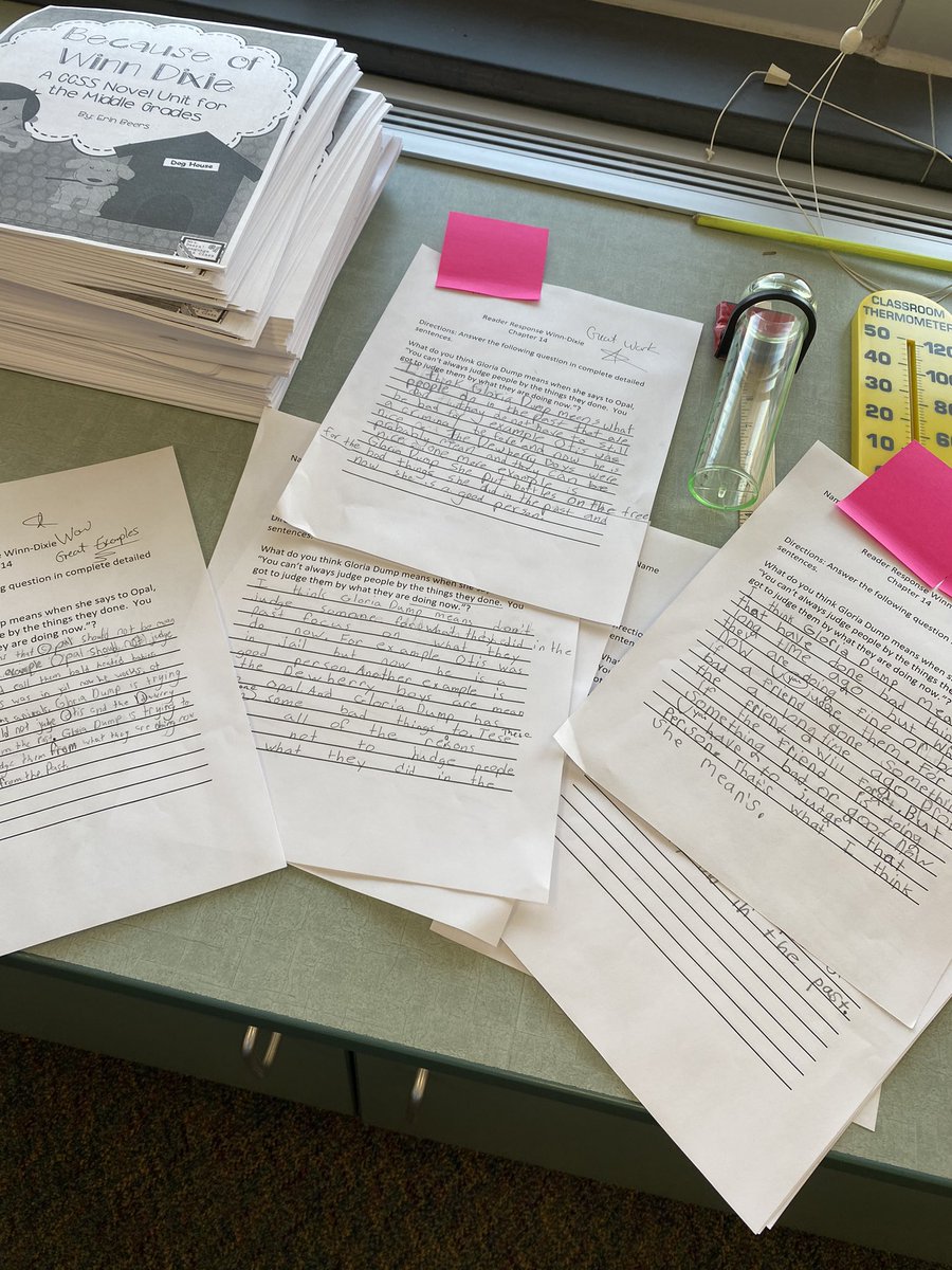 DJeneault's tweet photo. So proud of these third graders and their CER responses.  #CER #writing #progress #proudteacher. https://t.co/uO3mroOkBy