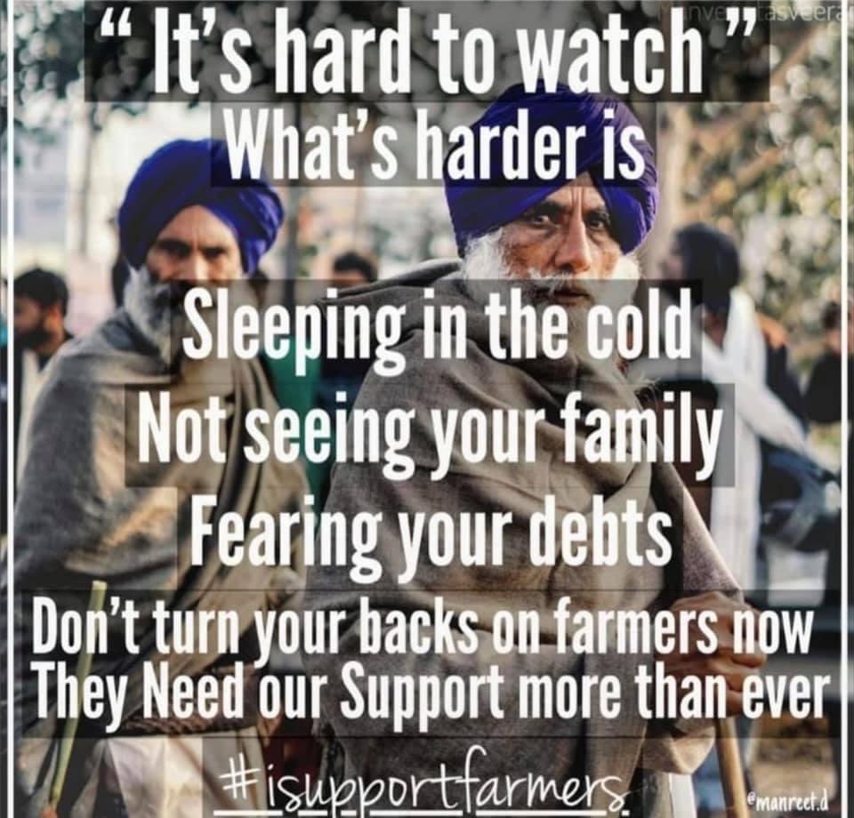 PamSidhuMahal's tweet photo. #FarmersProtests #HumDoHamareDoKiSarkar #FarmersAreIndia #FarmersStandingFirm #FarmersNeverGiveUp #HumanRightsViolationsAgainstFarmers #WorldWithFarmers #WorldStandsWithFarmers https://t.co/2w1qNqNjm4