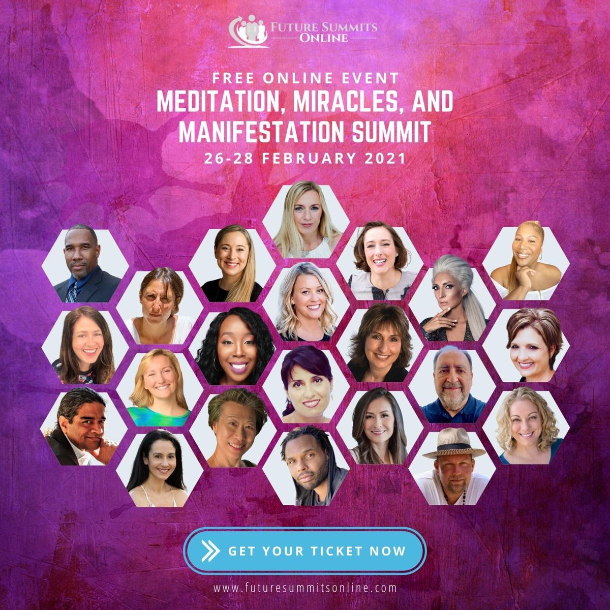 Join me and 20 other speakers to feel empowered and inspired to attract abundance, health, and happiness using the untapped power of your mind! 20 plus presentations from some of the top experts in mindfulness, the law of attraction, and spirituality. 

 bit.ly/3rOrh9N