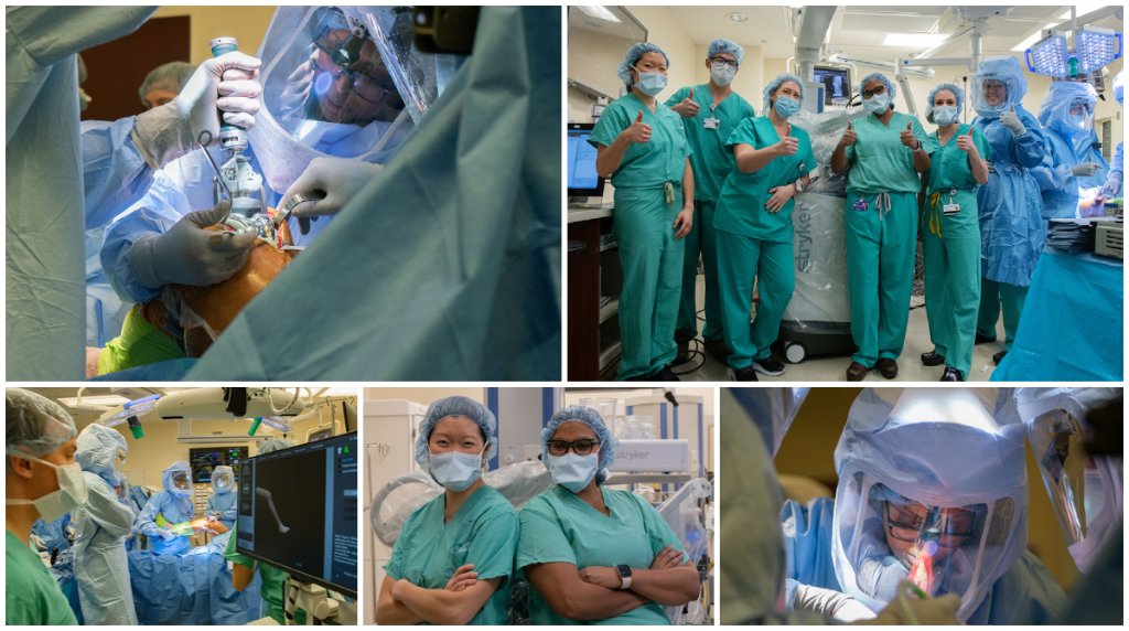Check out these behind the scenes moments in the operating room with Linda Suleiman, MD (@LindaSuleimanMD), as she performs the first Mako Robotic-arm assisted knee surgery.