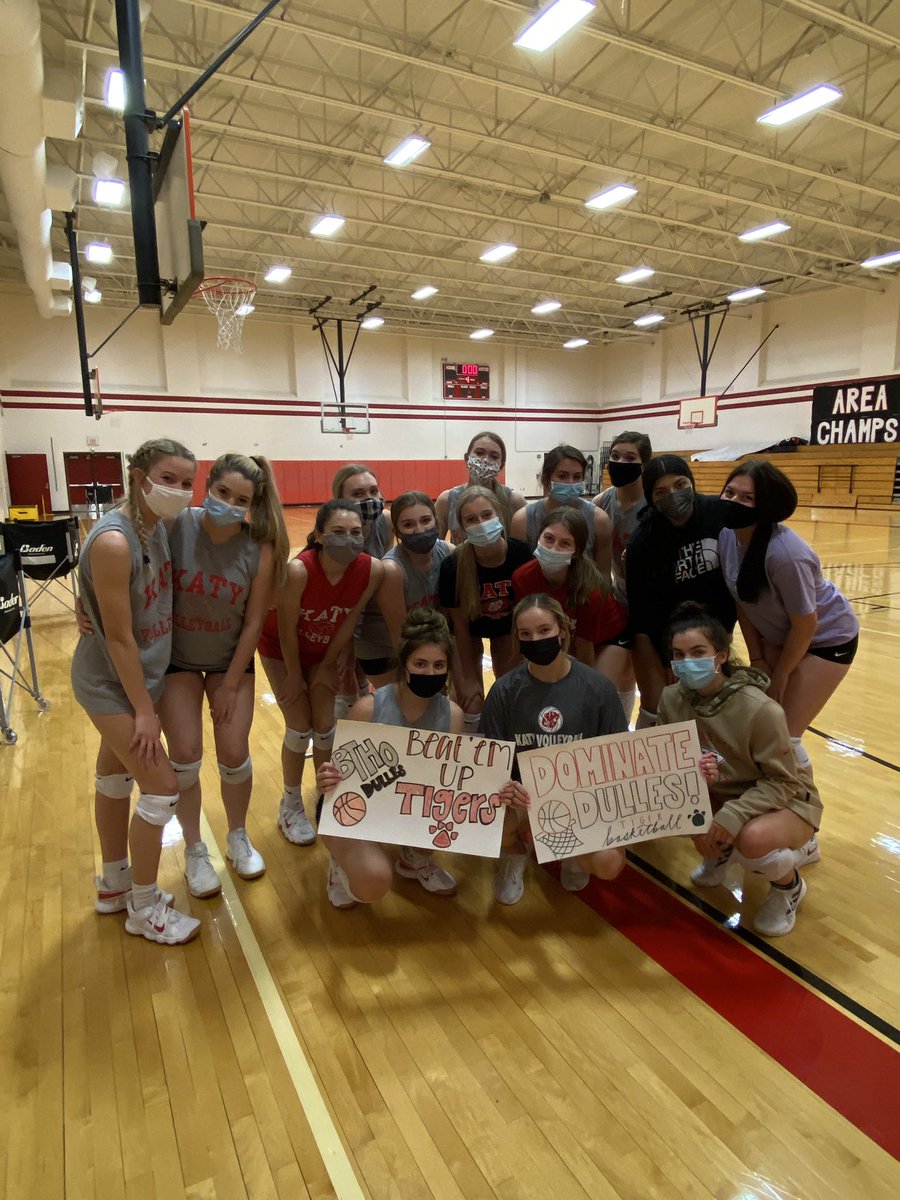 Good luck tonight <a href="/KTGirlsHoops/">Katy Tiger Girl's Basketball</a>!!  🏐❤️🏀